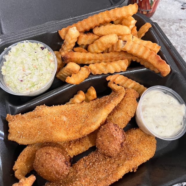 Fried Fish Plate.