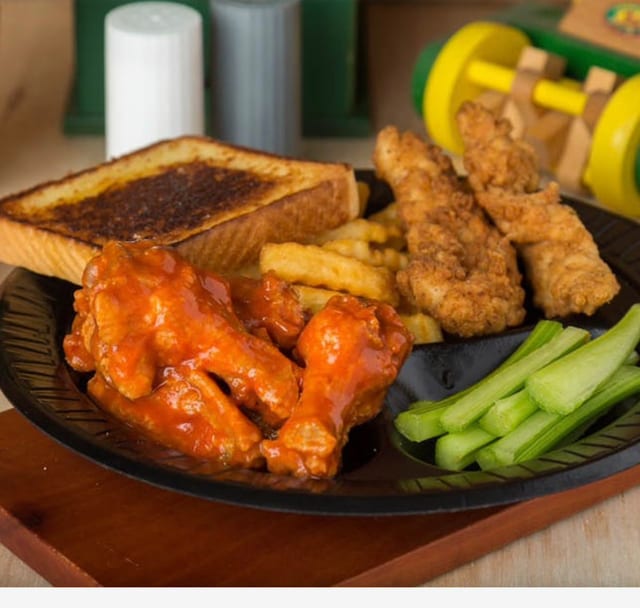 5 Wings + 2 Tenders.