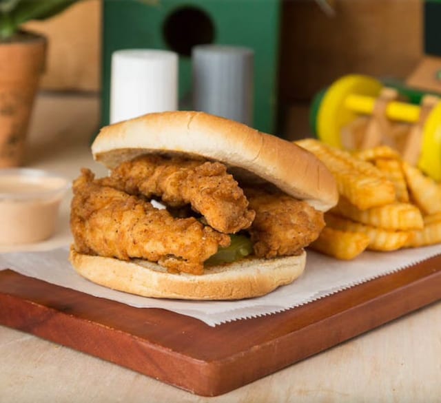 Chicken Tender Sandwich Combo.